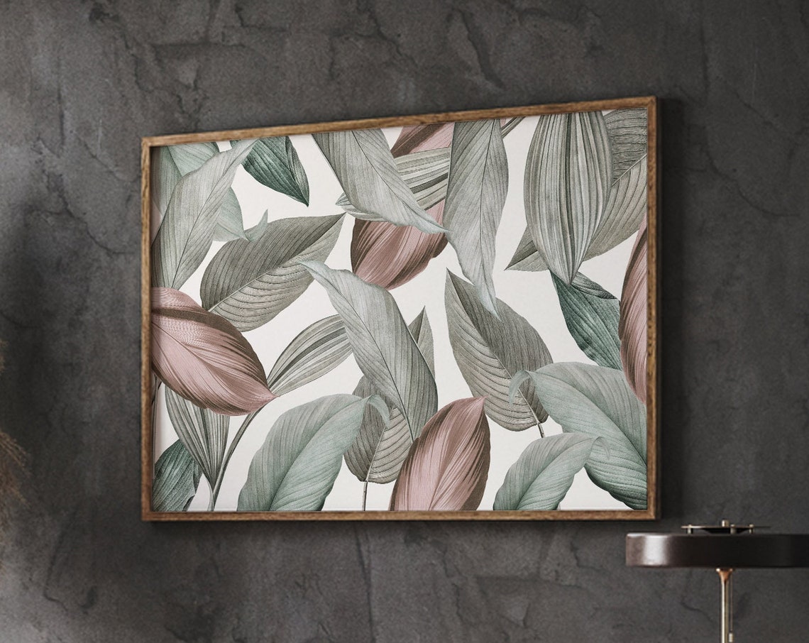 Plant Poster Bedroom Wall Decor Living Room Art Leaf Print Foliage Greenery