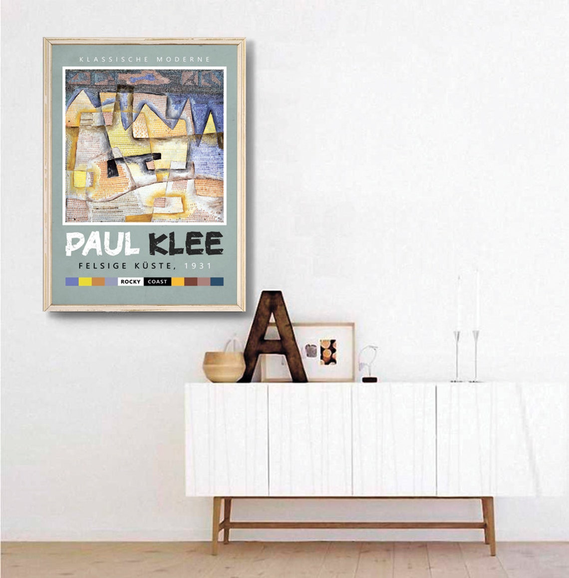 Paul Klee Rocky Coast 1931 Klassische Moderne Abstract Art Poster - Image 3