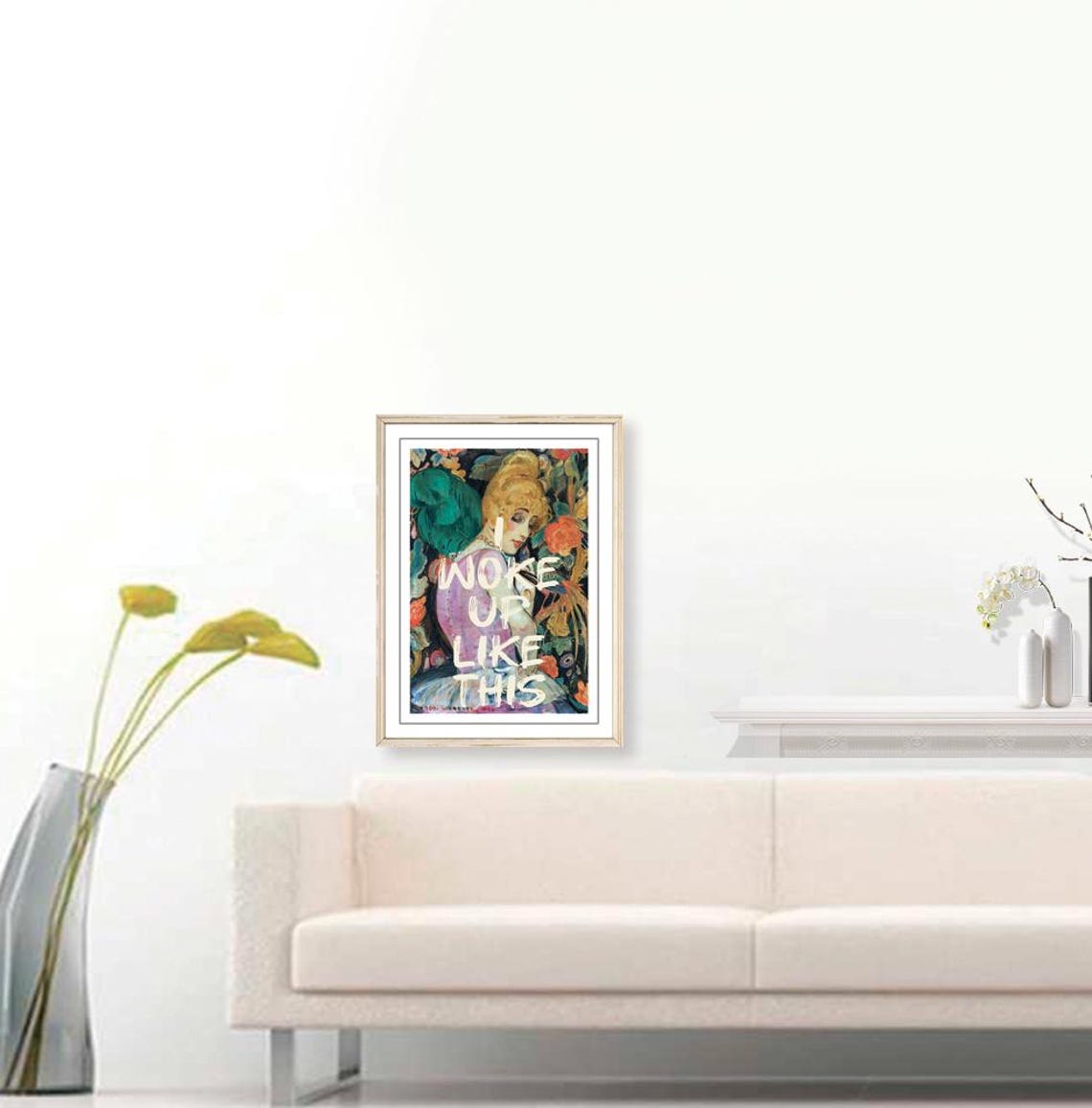 Gerda Wegener I Woke Up Like This 1929 Portrait Quote Poster - Image 3