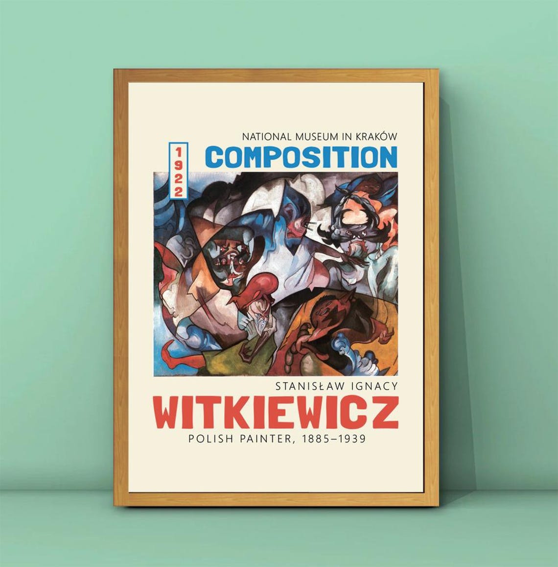 Stanislaw Ignacy Witkiewicz Composition 1922 Krakow Museum Poster