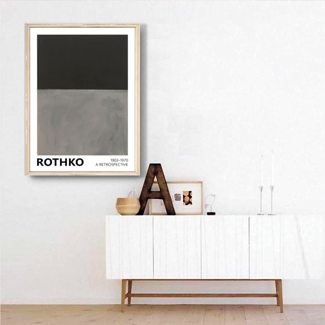 Mark Rothko Untitled 1970 Minimalism Art Print - Image 3