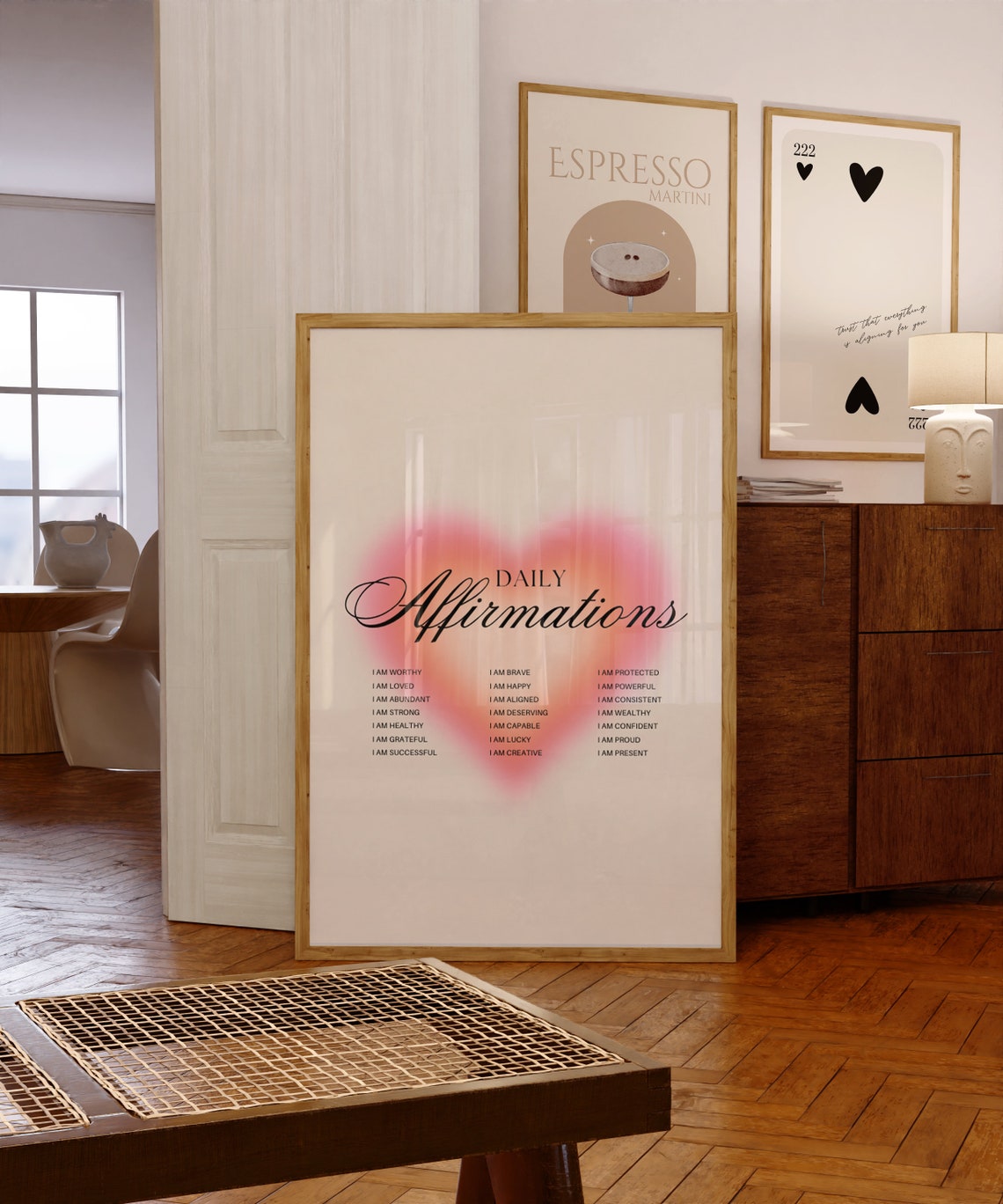 Daily Affirmations Print Poster Instant Poster Aura Poster I Am Affirmations Print Daily Motivational Poster - Image 4