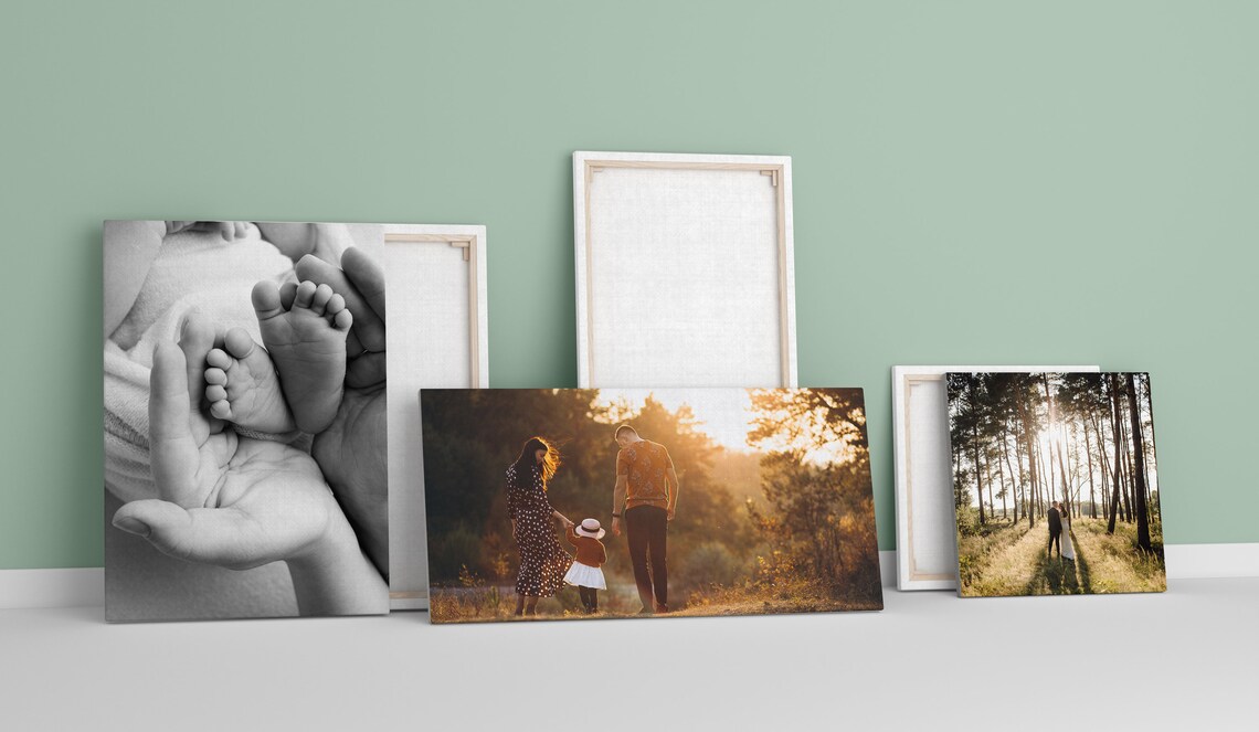 Custom Family Photo Canvas Turn Your Favorite Memories Into Home Decor Poster - Image 3