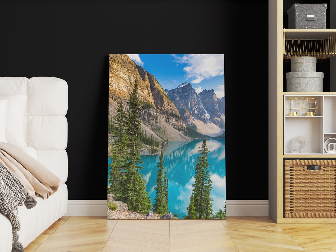 Banff Print Wall Art Print Banff Print Banff Wall Art Banff Painting Mountain Lake Print Mountain Print Moraine Lake - Image 3