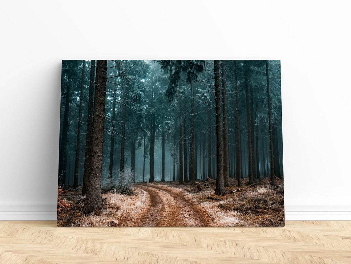 Forest Wall Art Forest Print Forest Art Print Forest Tree Large Art Large Print Tree Print