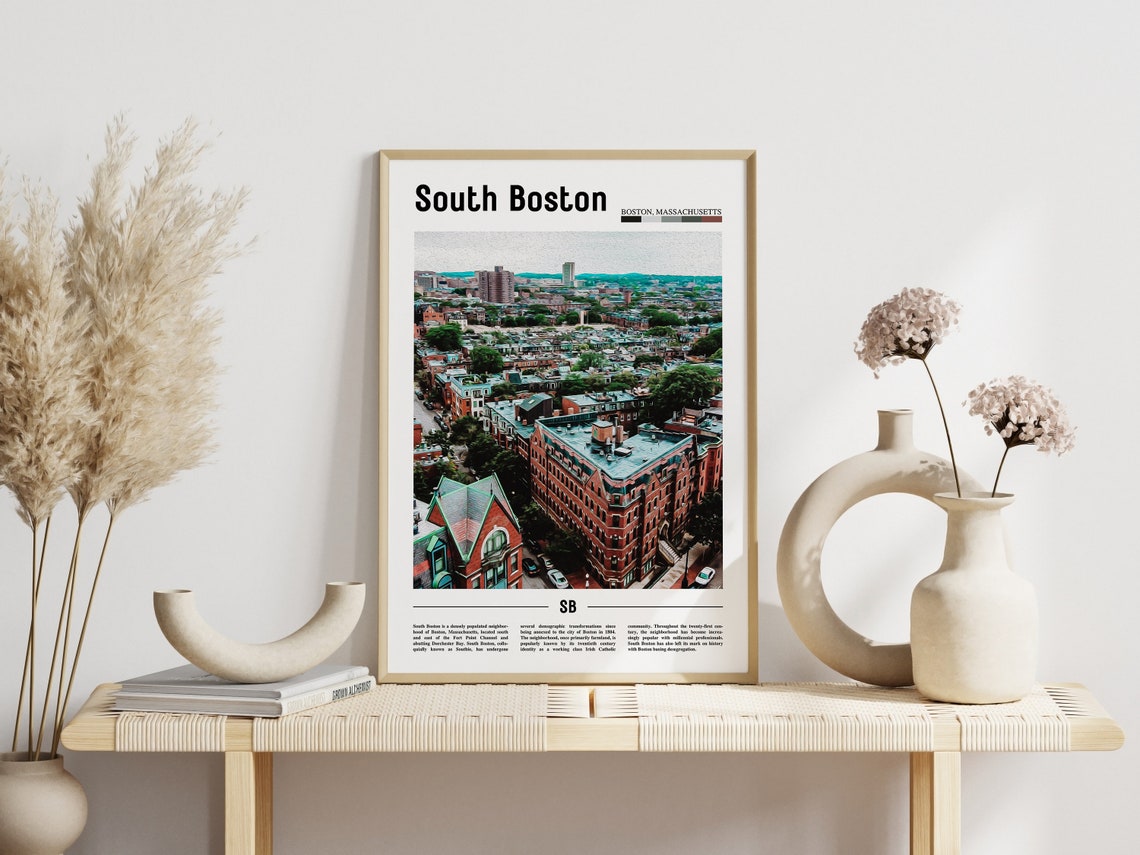 South Boston Poster South Boston Print South Boston Wall Art United States Photo United States Poster United States Print - Image 6