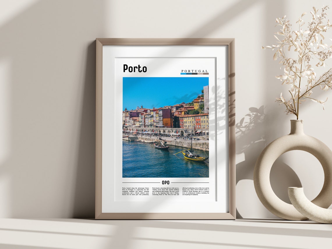 Porto Poster Porto Print Porto Wall Art Europe Photo Europe Poster Europe Print Travel Poster - Image 3