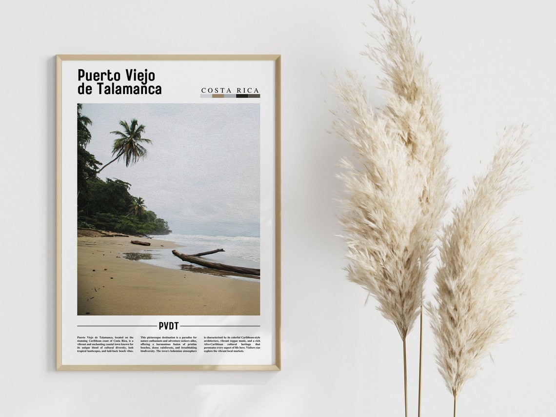 Puerto Viejo De Talamanca Poster Puerto Viejo De Talamanca Print Puerto Viejo De Talamanca Wall Art Oil Painting Poster - Image 4