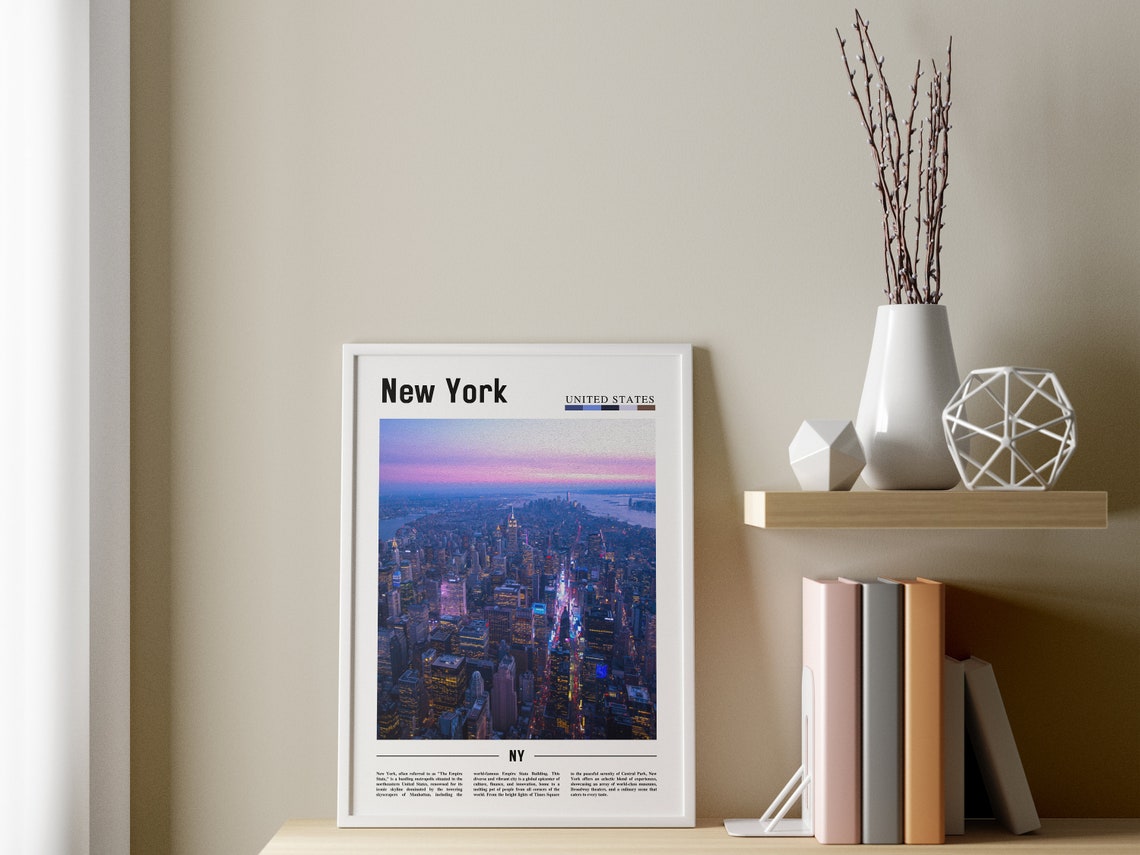 New York Poster New York Print New York Wall Art Ny Photo Ny Poster Ny Print New York Photo Travel Poster - Image 3