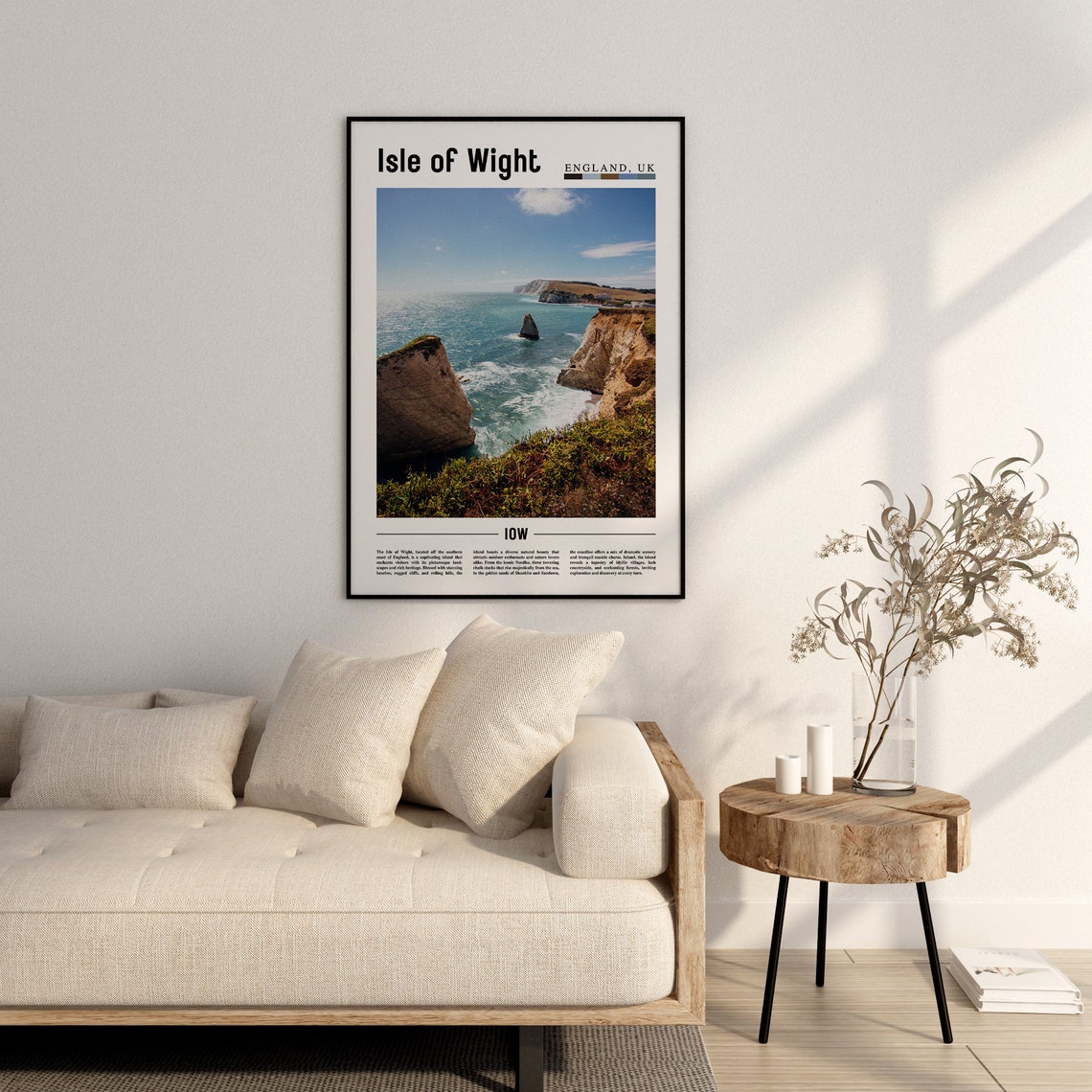 Isle Of Wight Poster Isle Of Wight Print Isle Of Wight Wall Art Europe Photo Europe Poster Europe Print Travel Poster - Image 2
