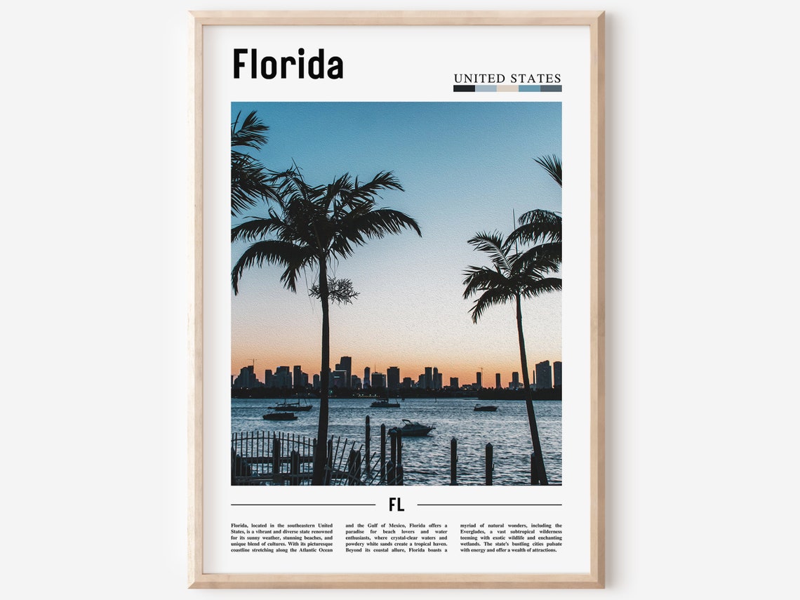 Florida Poster, United States Photo