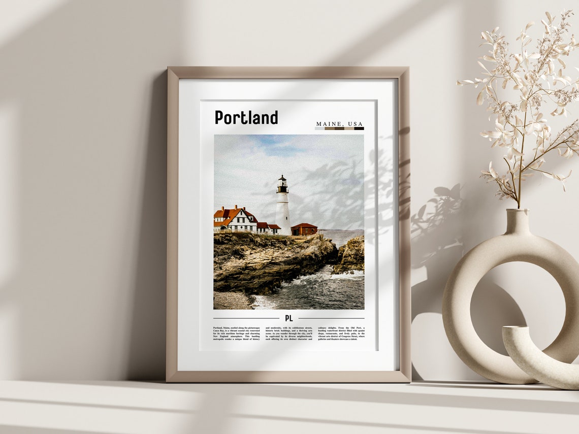 Portland Poster Portland Print Portland Wall Art United States Photo United States Poster United States Print - Image 3
