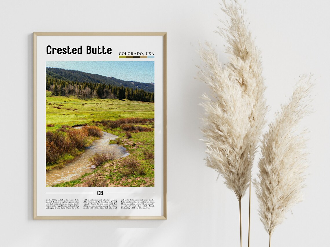 Crested Butte, United States Travel Poster - Image 4