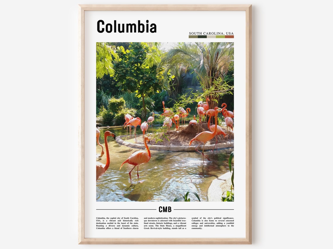 Columbia Poster Columbia Print Columbia Wall Art United States Photo United States Poster United States Print