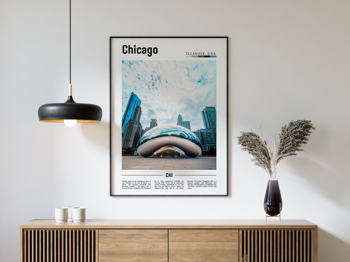 Chicago Travel Poster, United States Photo - Image 4