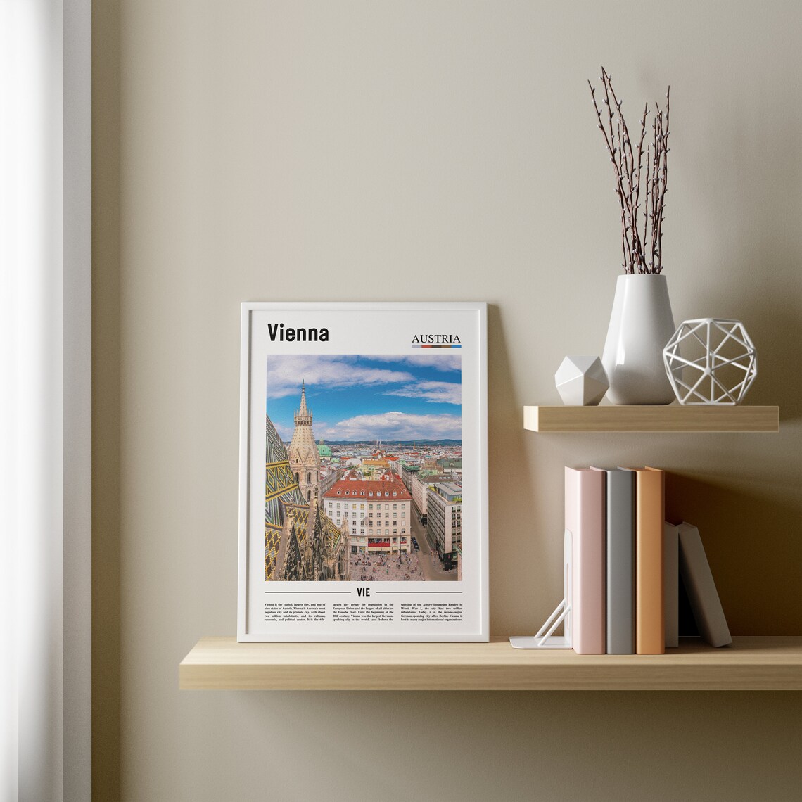 Vienna Travel Poster, Colorful City Artwork - Image 4