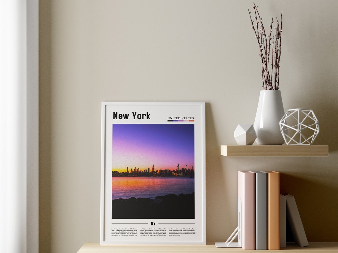 New York Poster New York Print New York Wall Art Ny Photo Ny Poster Ny Print New York Photo Travel Poster - Image 3