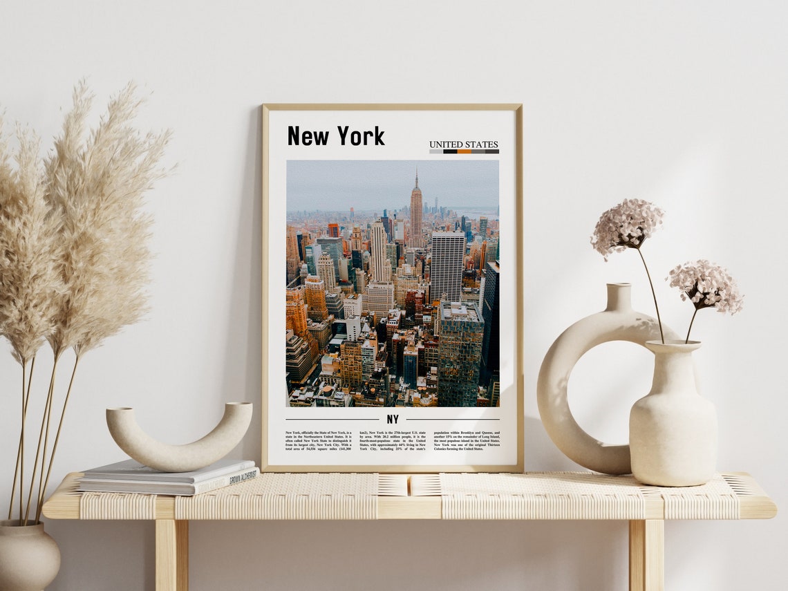 New York Poster New York Print New York Wall Art United States Photo United States Poster United States Print Travel Poster - Image 6