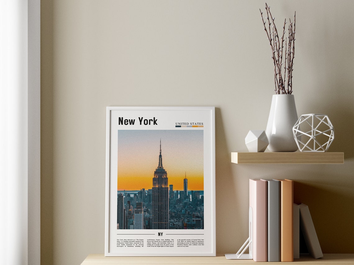 New York Poster New York Print New York Wall Art Ny Photo Ny Poster Ny Print New York Photo Travel Poster - Image 3