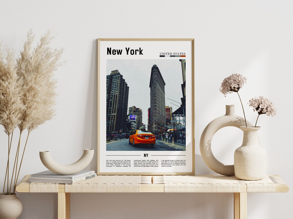 New York Travel Poster, New York Photo Art Print - Image 6