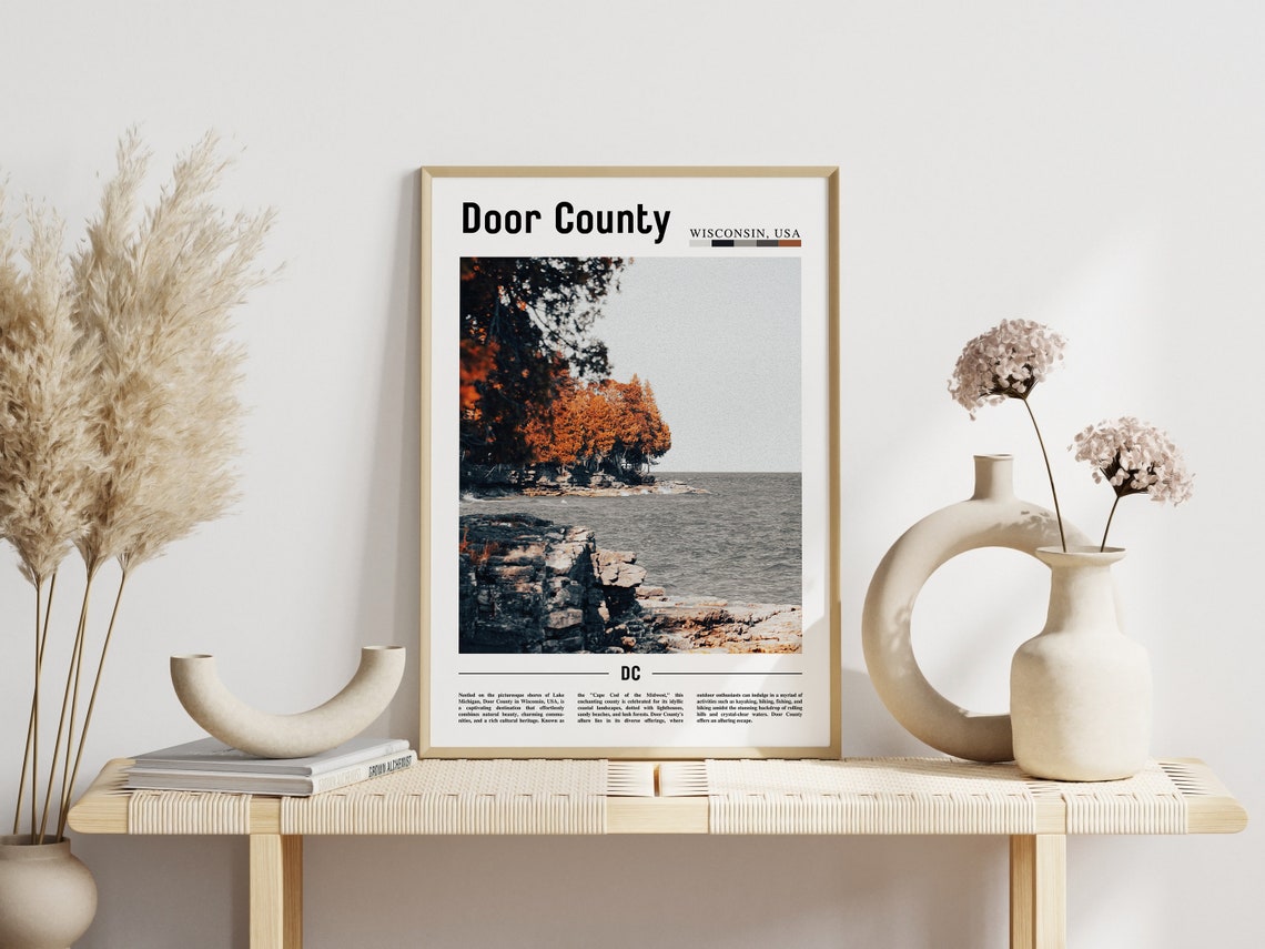Door County Poster Door County Print Door County Wall Art United States Photo United States Poster United States Print - Image 6