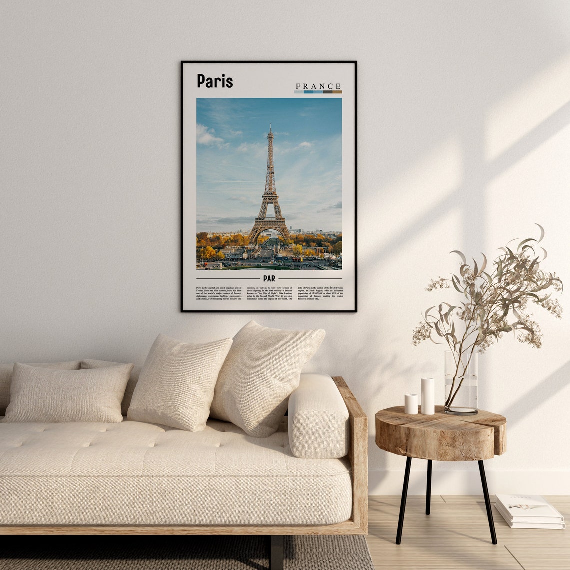 Paris Poster Paris Print Paris Wall Art France Photo France Poster France Print France Wall Art Minimal Travel Poster - Image 2