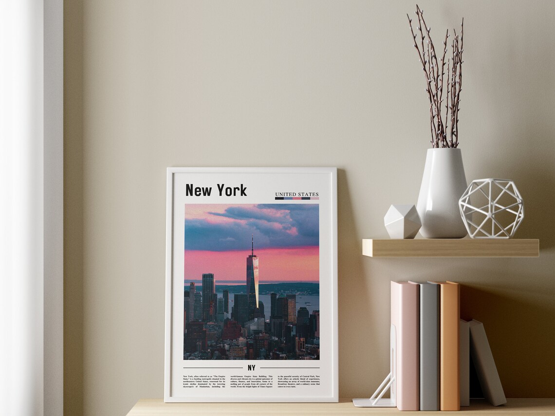 New York Travel Poster, New York Photo Art Print - Image 3