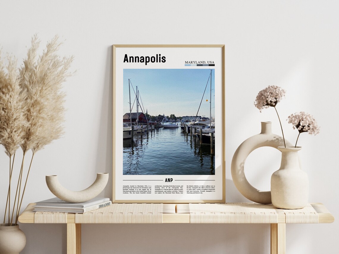 Annapolis Poster Annapolis Print Annapolis Wall Art United States Photo United States Poster United States Print - Image 6