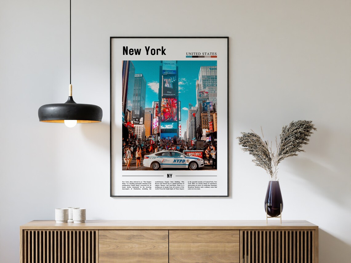 New York Travel Poster, NYC Photo Art Print - Image 4