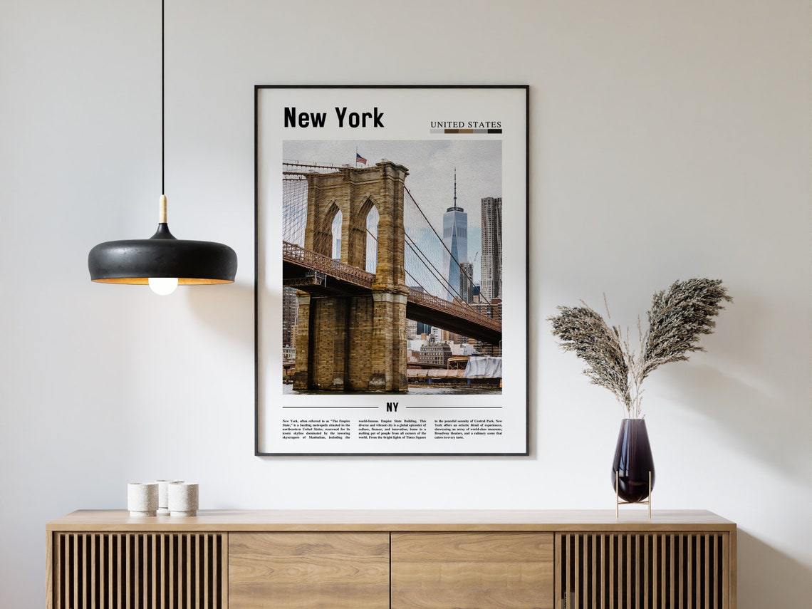 New York Poster New York Print New York Wall Art Ny Photo Ny Poster Ny Print New York Photo Travel Poster - Image 4