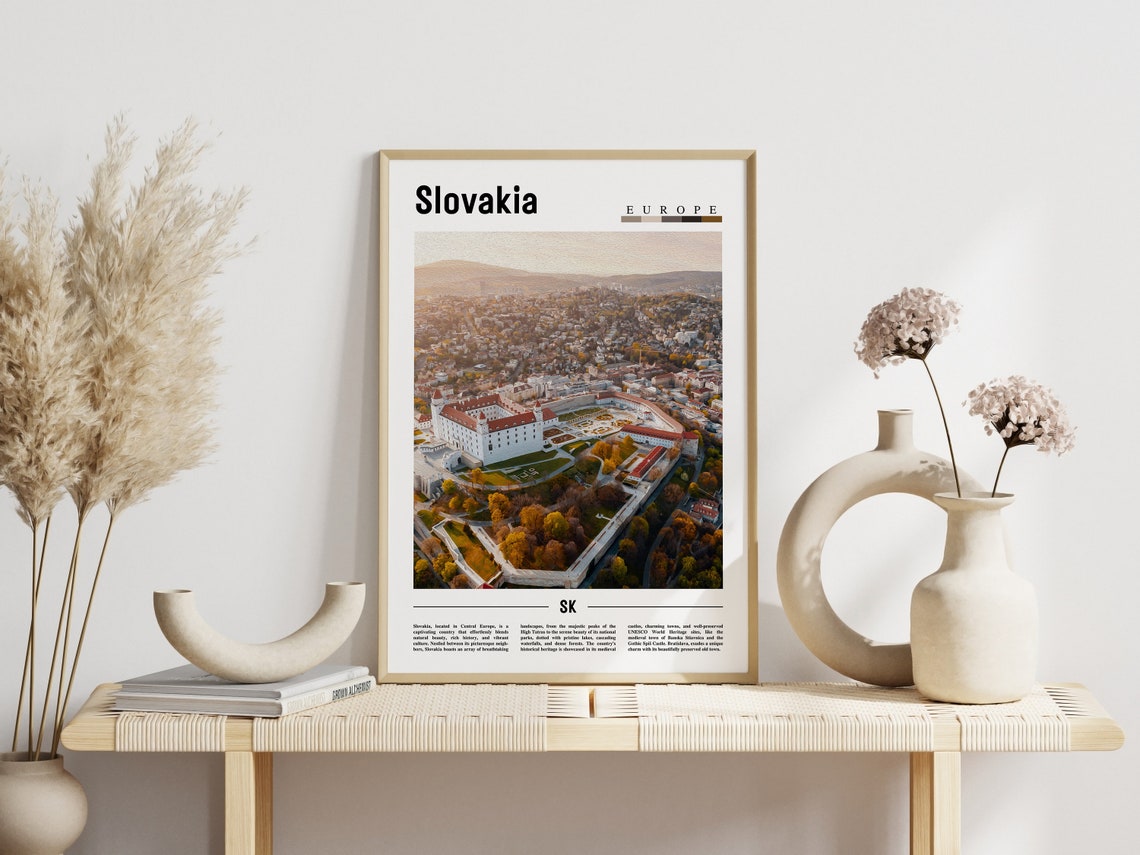 Slovakia Poster Slovakia Print Slovakia Wall Art Europe Photo Europe Poster Europe Print Travel Poster - Image 6