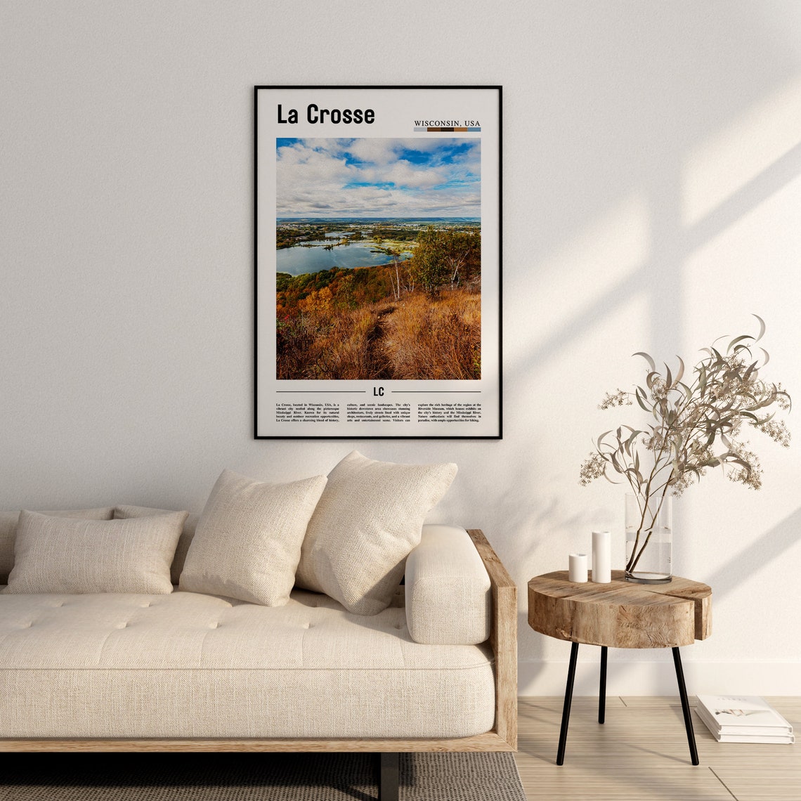 La Crosse Poster La Crosse Print La Crosse Wall Art United States Photo United States Poster United States Print - Image 2