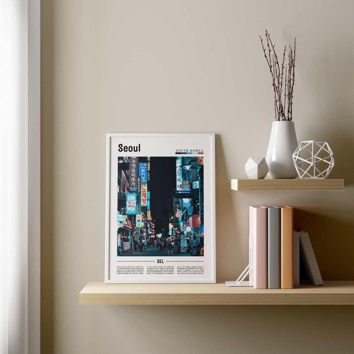 Seoul Minimal Travel Poster - Image 3