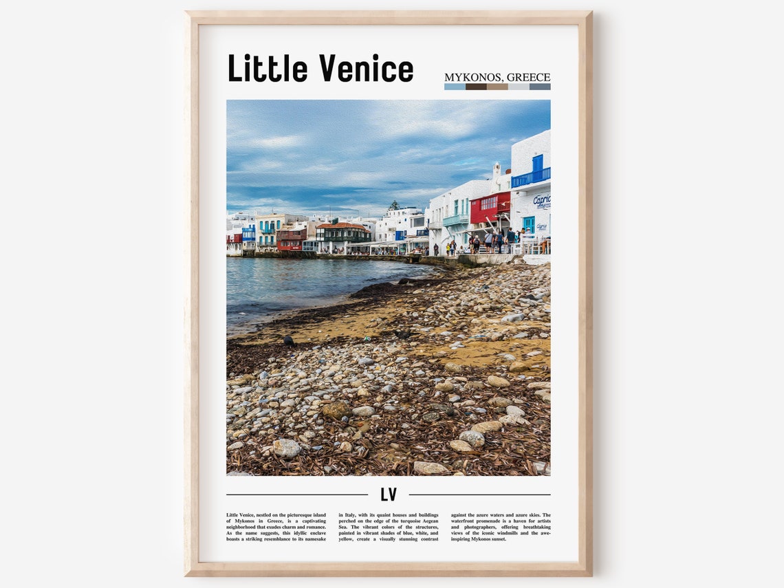Little Venice Poster Little Venice Print Little Venice Wall Art Europe Photo Europe Poster Europe Print Travel Poster