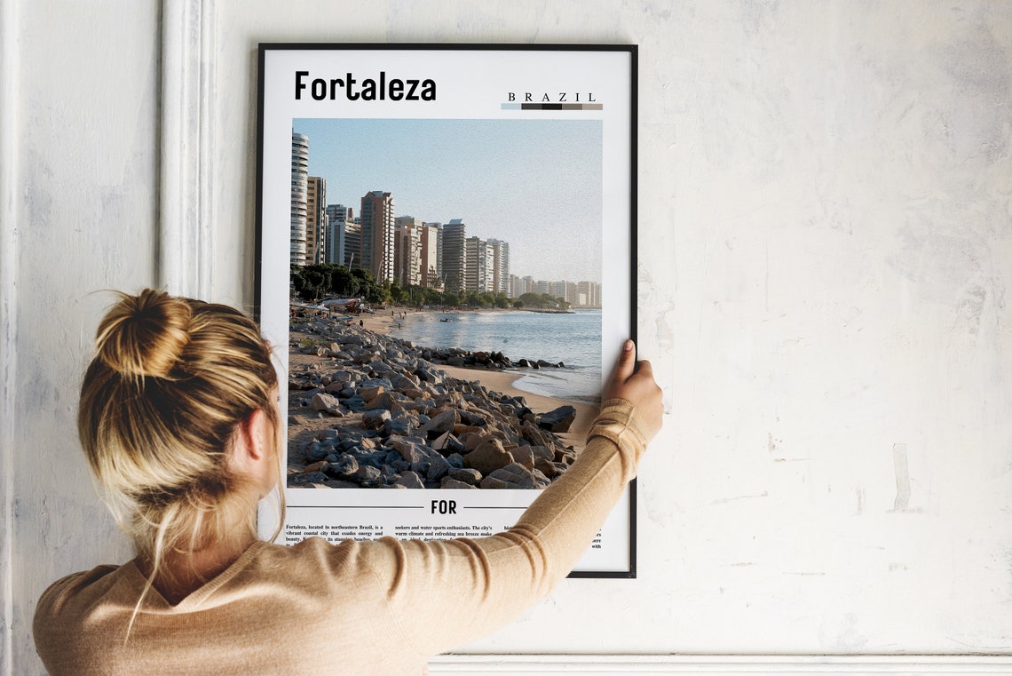 Fortaleza Poster Fortaleza Print Fortaleza Wall Art South America Poster South America Print Travel Poster - Image 5