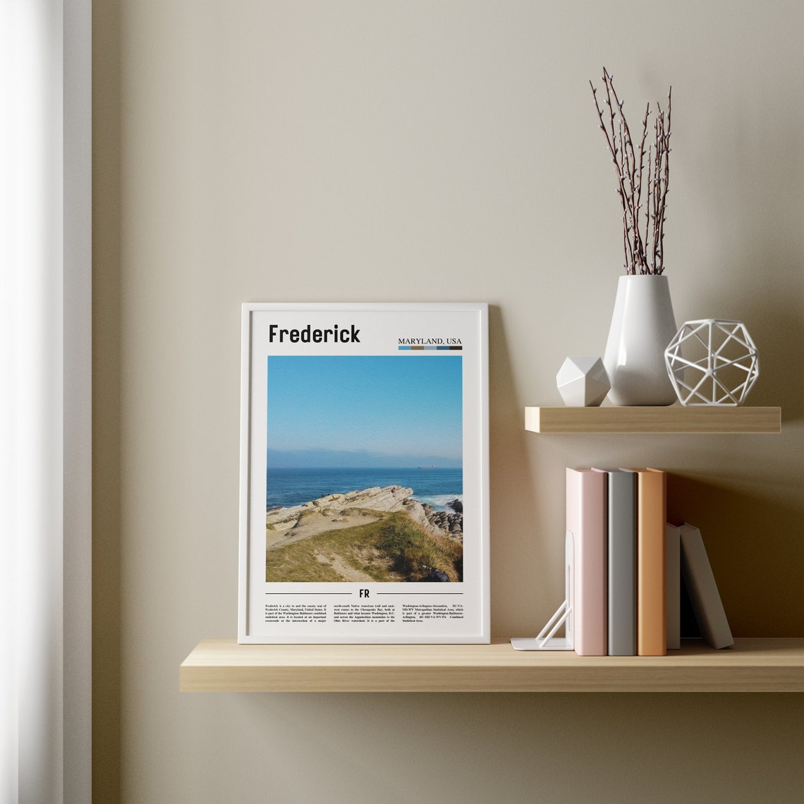 Frederick Print Frederick Poster Frederick Wall Art United States Photo United States Poster United States Print Travel Poster - Image 2