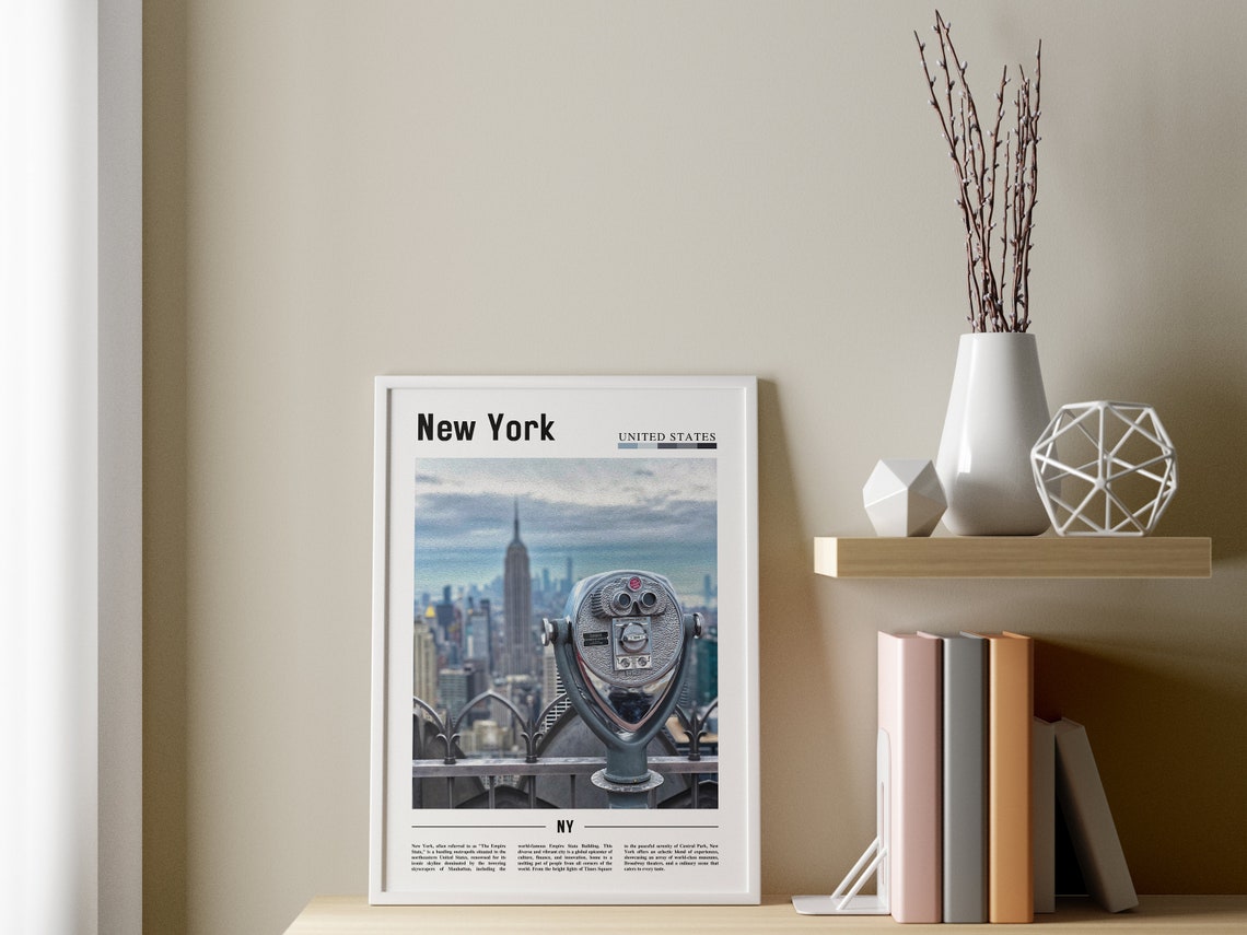 New York Poster New York Print New York Wall Art Ny Photo Ny Poster Ny Print New York Photo Travel Poster - Image 3