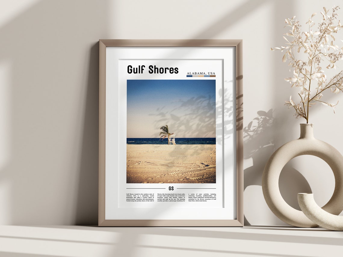 Gulf Shores Poster Gulf Shores Print Gulf Shores Wall Art United States Photo United States Poster United States Print - Image 3