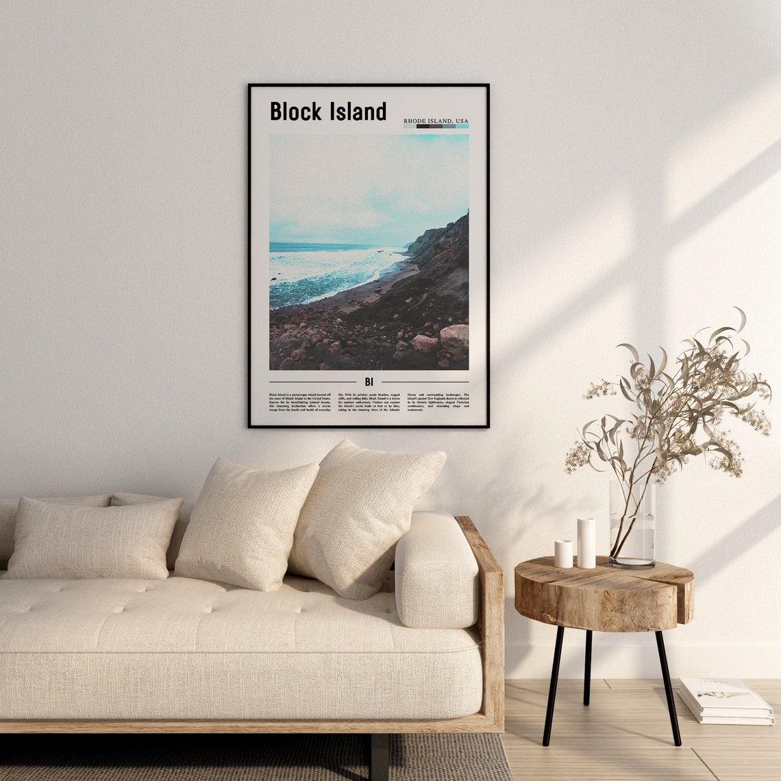 Block Island Poster Block Island Print Block Island Wall Art United States Photo United States Poster United States Print - Image 2