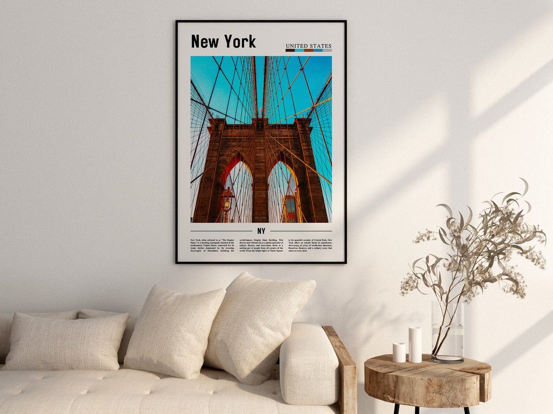 New York Poster New York Print New York Wall Art Ny Photo Ny Poster Ny Print New York Photo Travel Poster - Image 2