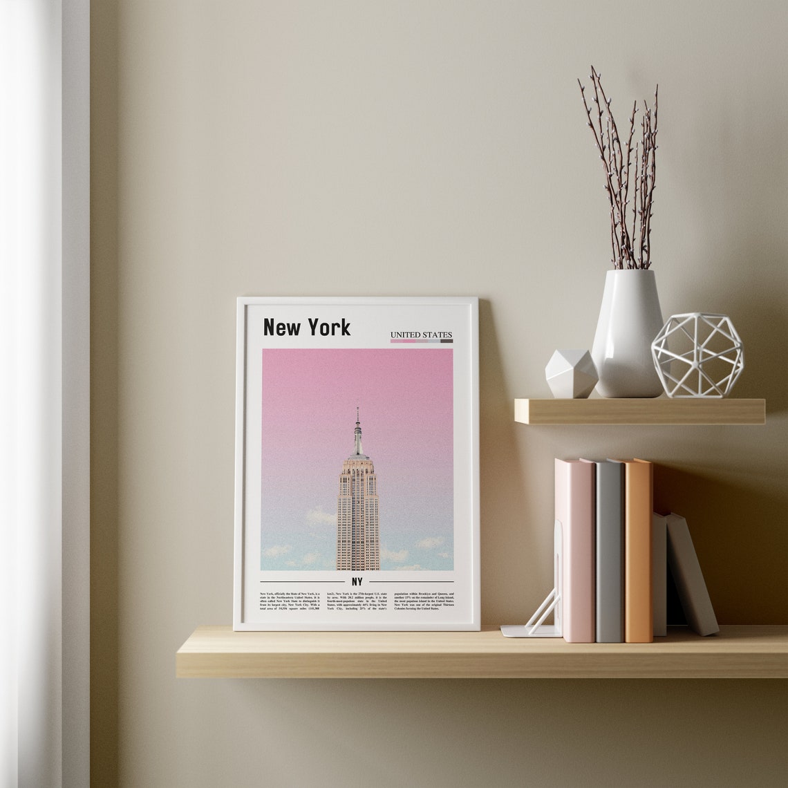 New York Poster New York Print New York Wall Art United States Photo United States Poster United States Print Travel Poster - Image 2