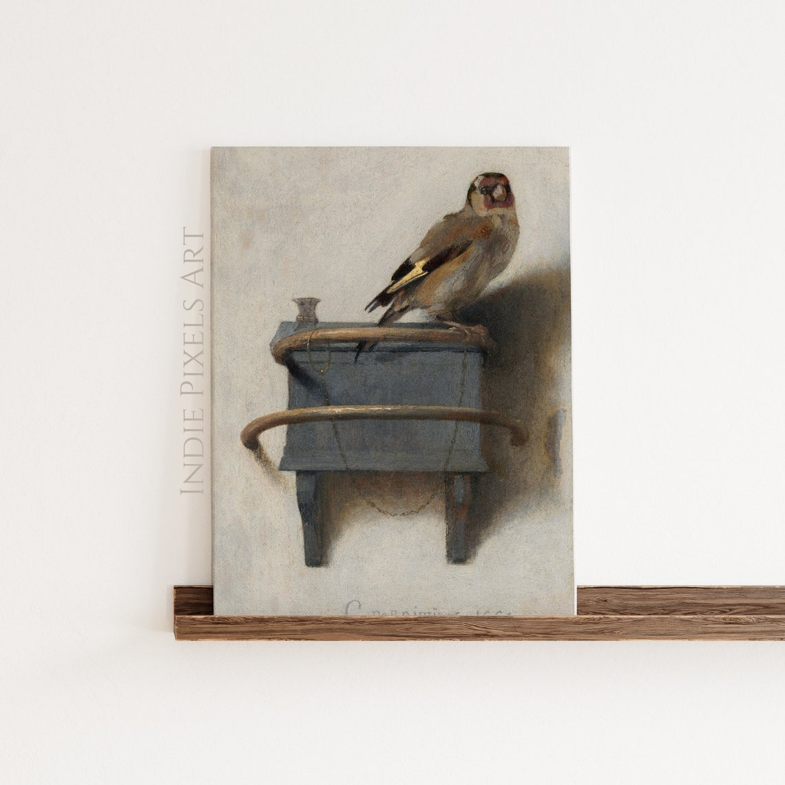 The Goldfinch Carel Fabritius 1654 Famous Bird Painting Art Poster