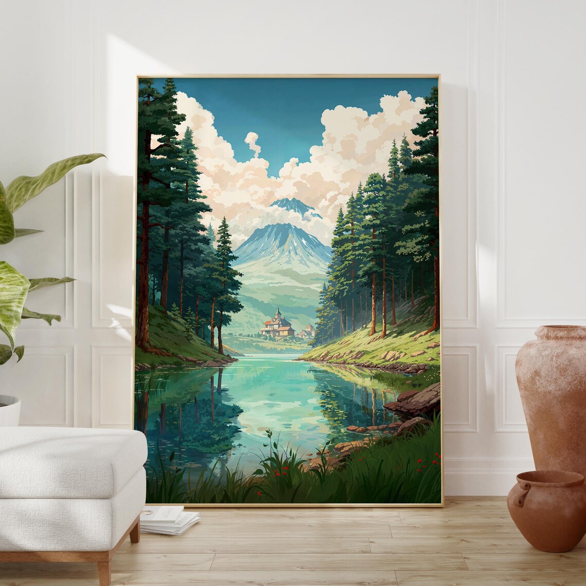 Lofi Anime Japanese Scenery Travel Poster - Image 2