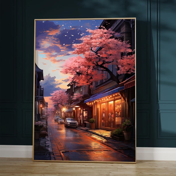 Anime Poster Cherry Blossom Art For Anime Lovers Extra Large Wall Art Perfect For Home Decor And Geek Gifts
