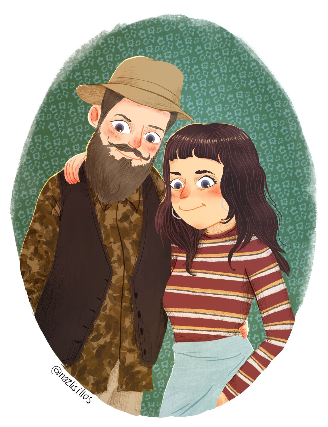 Custom Family Portrait From Photo, Christmas Gift - Image 4