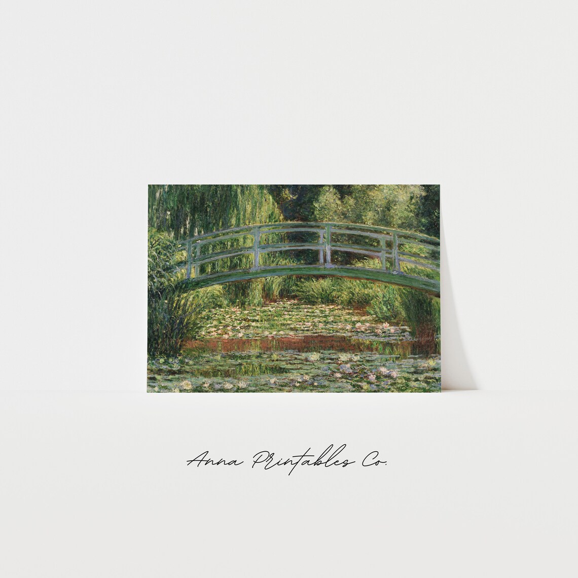 Claude Monet Water Lily Pond Vintage Landscape Art Print