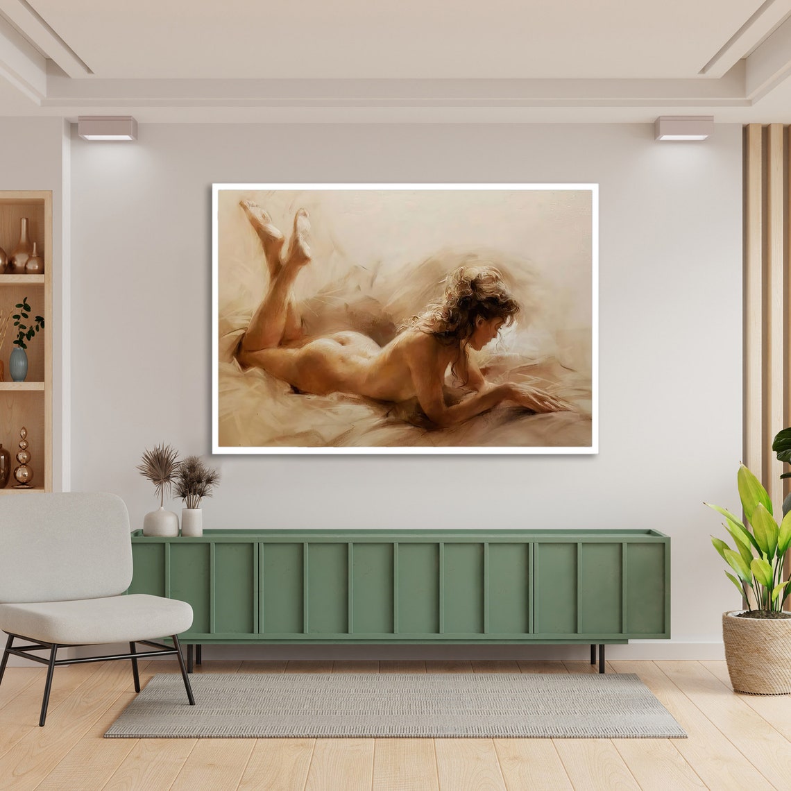 Nude Woman Art, Elegant Timeless Beauty - Image 4