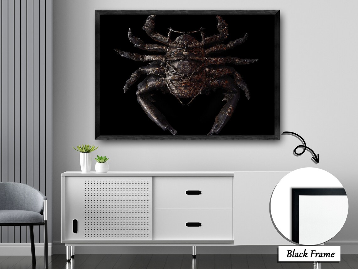 Abstract Crab Surrealism, Sea Life Art Print - Image 5