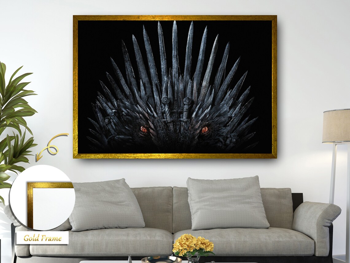 Mysterious Throne Entity Fantasy Art Print - Image 4