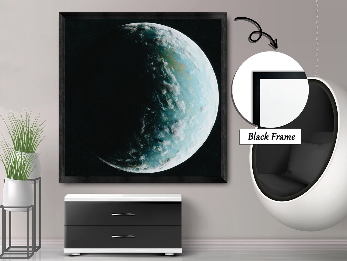 Earth Planet Art, Cosmic Perspective Wall Art